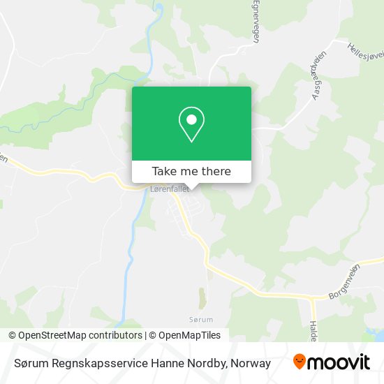 Sørum Regnskapsservice Hanne Nordby map