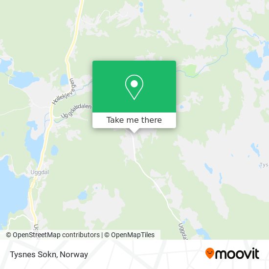 Tysnes Sokn map