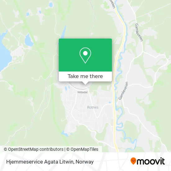 Hjemmeservice Agata Litwin map