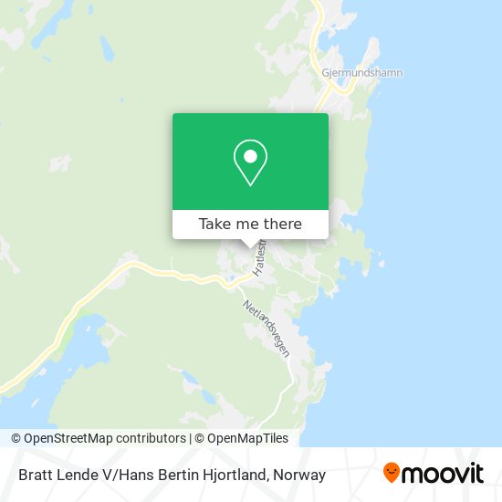 Bratt Lende V / Hans Bertin Hjortland map