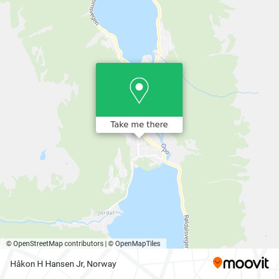 Håkon H Hansen Jr map