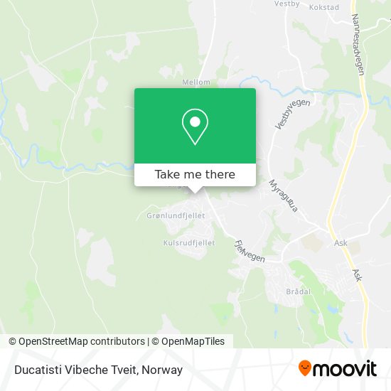 Ducatisti Vibeche Tveit map