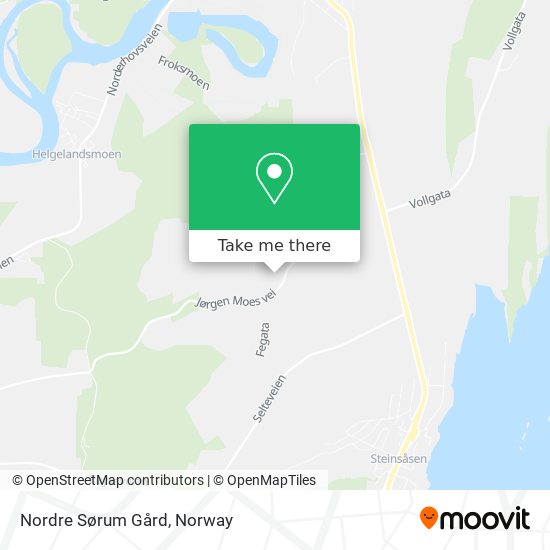 Nordre Sørum Gård map