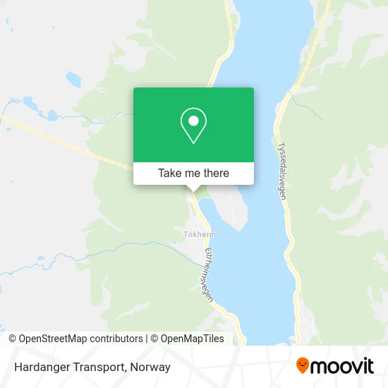 Hardanger Transport map