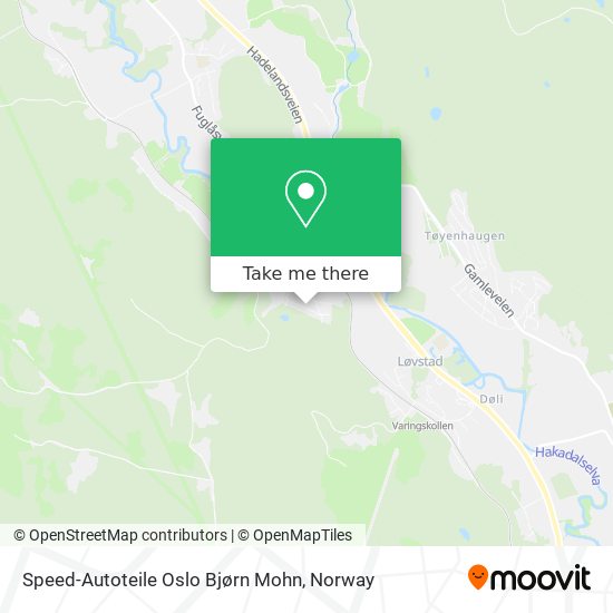 Speed-Autoteile Oslo Bjørn Mohn map