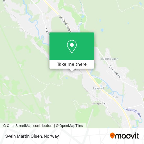 Svein Martin Olsen map