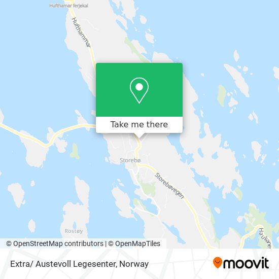 Extra/ Austevoll Legesenter map