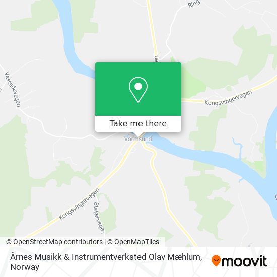 Årnes Musikk & Instrumentverksted Olav Mæhlum map