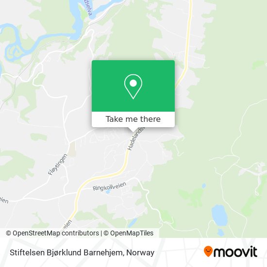 Stiftelsen Bjørklund Barnehjem map