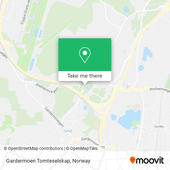 Gardermoen Tomteselskap map