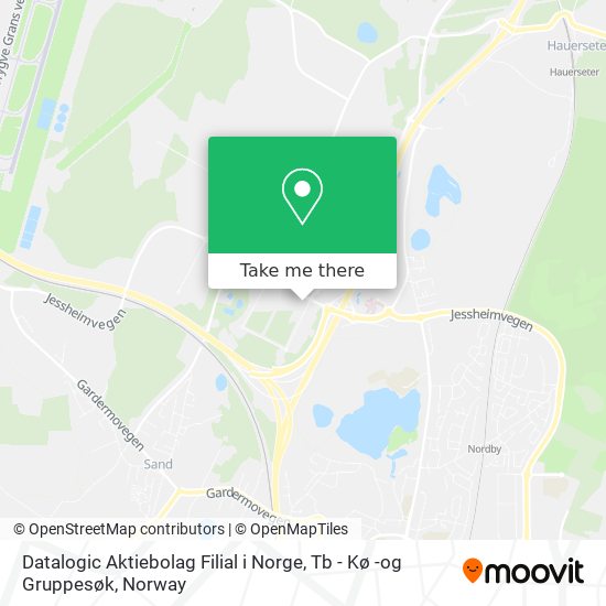 Datalogic Aktiebolag Filial i Norge, Tb - Kø -og Gruppesøk map