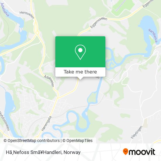 Hã¸Nefoss Smã¥Handleri map