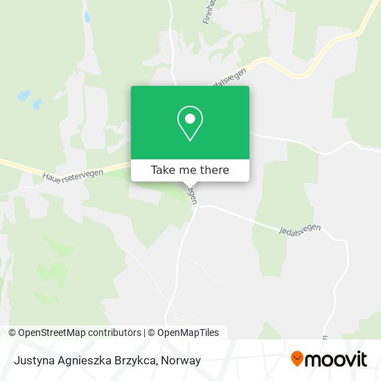 Justyna Agnieszka Brzykca map