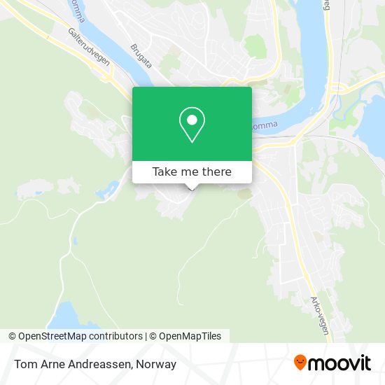 Tom Arne Andreassen map