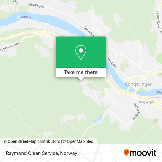 Raymond Olsen Service map