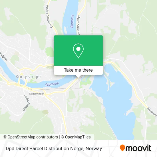 Dpd Direct Parcel Distribution Norge map