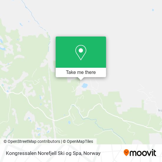 Kongressalen Norefjell Ski og Spa map
