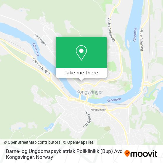 Barne- og Ungdomspsykiatrisk Poliklinikk (Bup) Avd Kongsvinger map