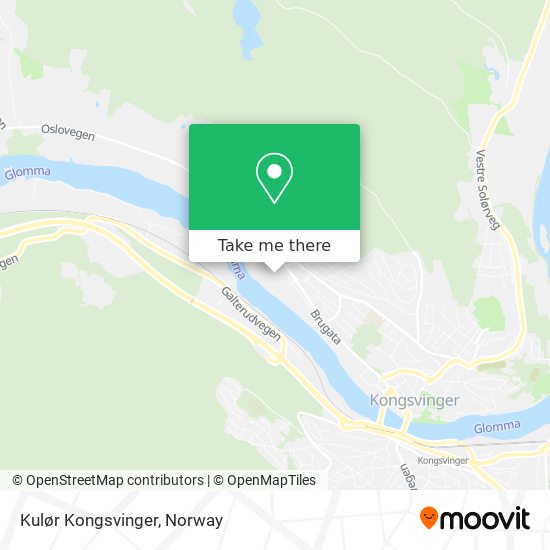 Kulør Kongsvinger map