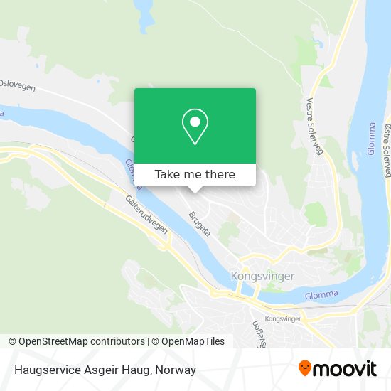 Haugservice Asgeir Haug map