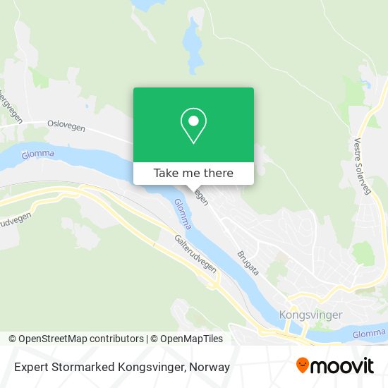 Expert Stormarked Kongsvinger map