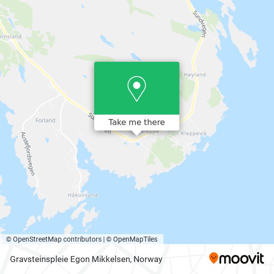 Gravsteinspleie Egon Mikkelsen map