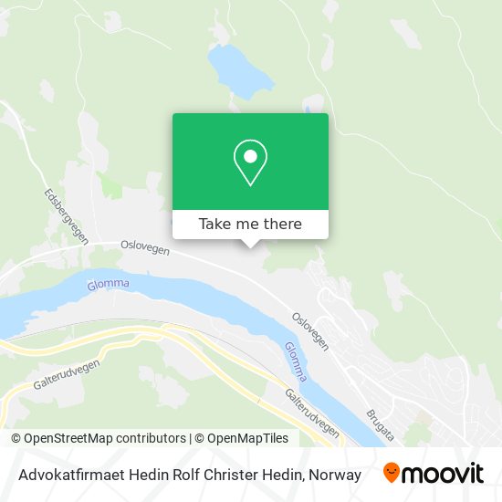 Advokatfirmaet Hedin Rolf Christer Hedin map