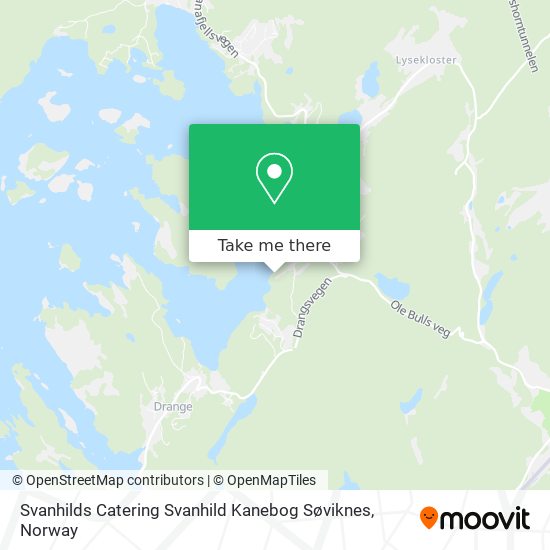 Svanhilds Catering Svanhild Kanebog Søviknes map