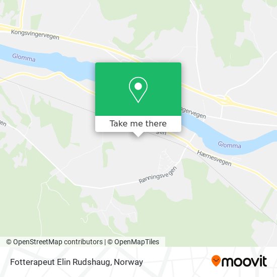 Fotterapeut Elin Rudshaug map