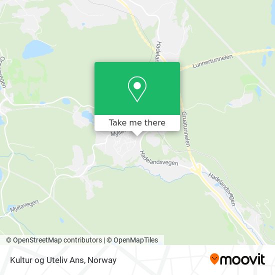 Kultur og Uteliv Ans map