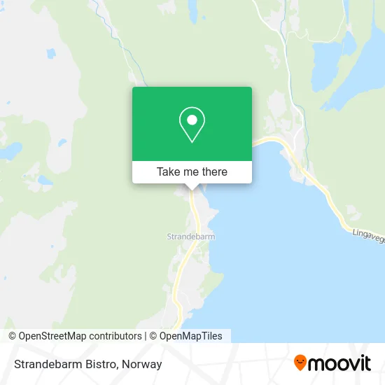 Strandebarm Bistro map