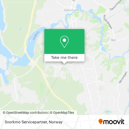 Svorkmo Servicepartner map