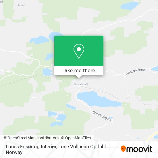Lones Frisør og Interiør, Lone Vollheim Opdahl map
