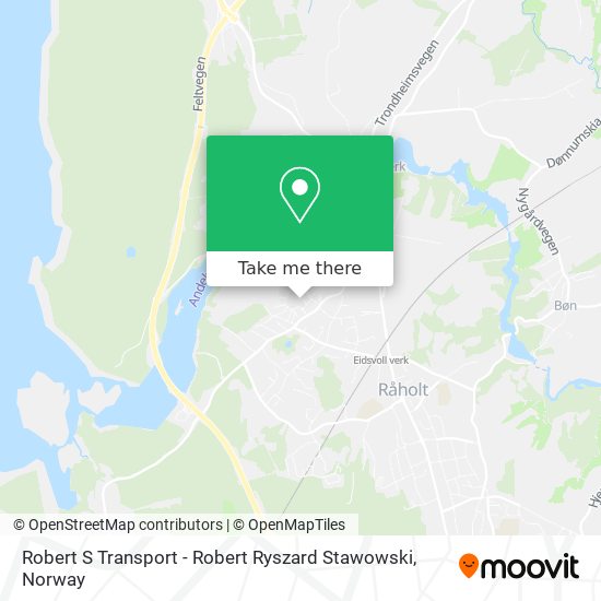 Robert S Transport - Robert Ryszard Stawowski map