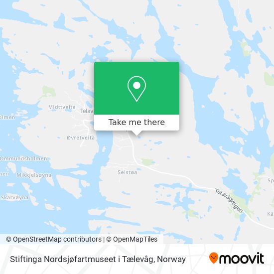 Stiftinga Nordsjøfartmuseet i Tælevåg map