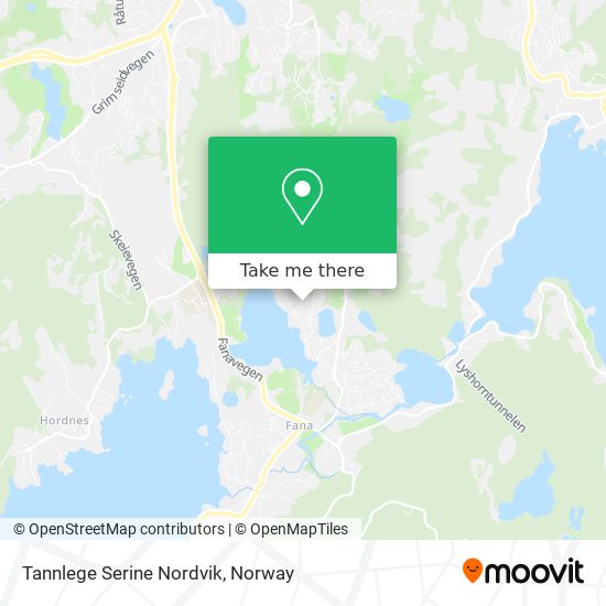 Tannlege Serine Nordvik map