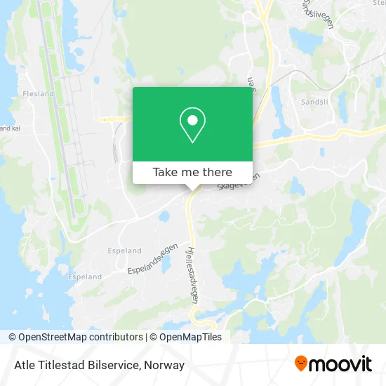 Atle Titlestad Bilservice map