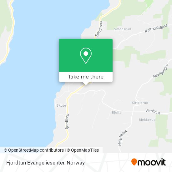 Fjordtun Evangeliesenter map
