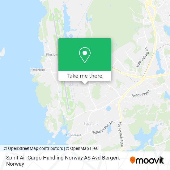 Spirit Air Cargo Handling Norway AS Avd Bergen map