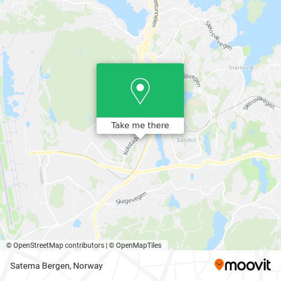 Satema Bergen map