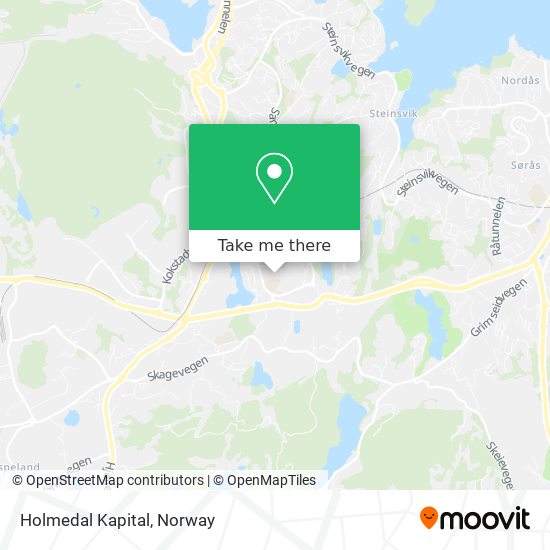 Holmedal Kapital map