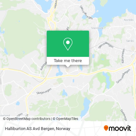 Halliburton AS Avd Bergen map