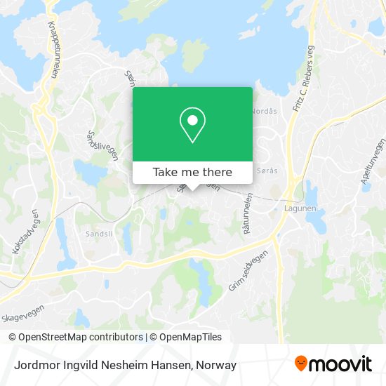 Jordmor Ingvild Nesheim Hansen map