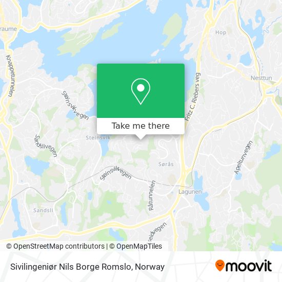 Sivilingeniør Nils Borge Romslo map