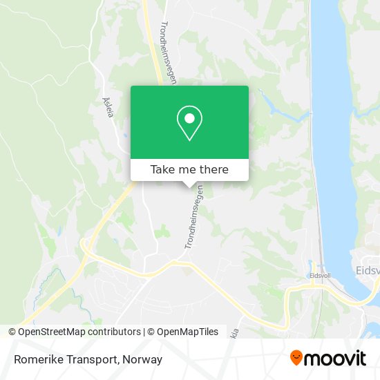 Romerike Transport map