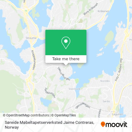 Søreide Møbeltapetserverksted Jaime Contreras map