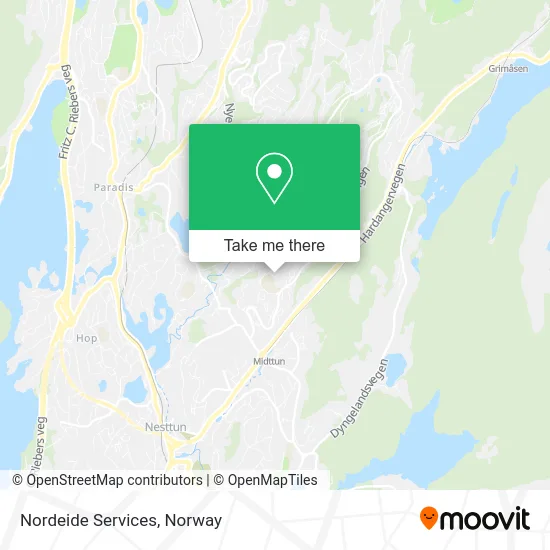 Nordeide Services map