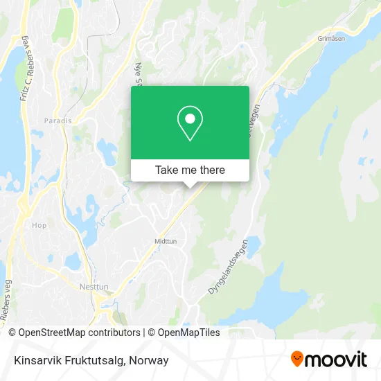 Kinsarvik Fruktutsalg map