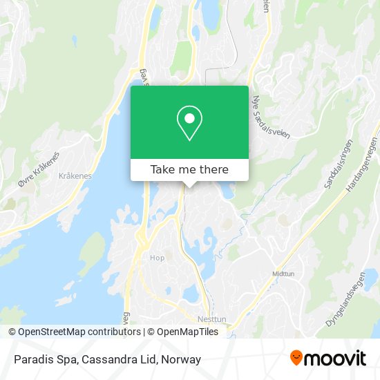 Paradis Spa, Cassandra Lid map
