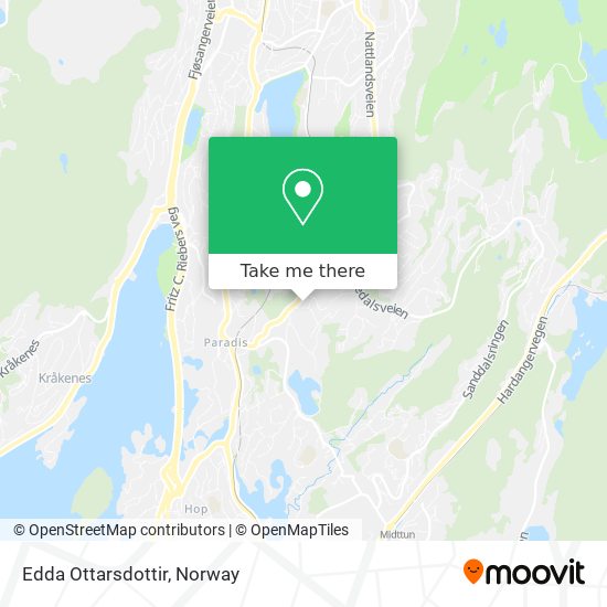 Edda Ottarsdottir map